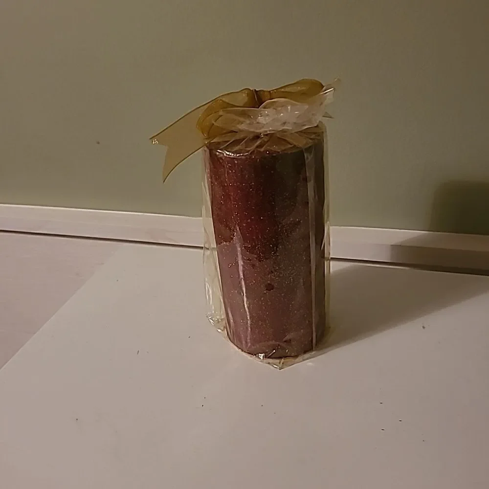 Red,Glittery Candle